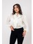 Kol Ve Bel Lastik Bağlama Detaylı Bluz BLZ630 5