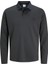 Jprccrodney Ls Polo Yaka Koyu Gri Erkek Sweat Shirt 12259645 1