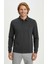 Jprccrodney Ls Polo Yaka Koyu Gri Erkek Sweat Shirt 12259645 2