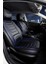 Aldysm Opel Grandland x Uyumlu Lüx Deri Oto Koltuk Kılıfı Ön Arka Takım Sports Model Siyah Mavi 1