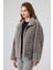 Luzern Kadın Gri Çift Taraflı Teddy Mont 25WGP5318FF 3