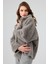 Luzern Kadın Gri Çift Taraflı Teddy Mont 25WGP5318FF 4