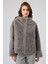 Luzern Kadın Gri Çift Taraflı Teddy Mont 25WGP5318FF 6