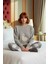 Kadın Wellsoft Lama Baskılı Pijama Takımı Fonksiyonel Dayanıklı Kaliteli Konforlu Estetik Şık 3