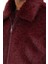 Bordo Yumuşak Dokulu Erkek Mont 7