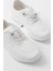 ZRİN-504 Beyaz Bağcıklı Ortopedik Günlük Kadın Spor Ayakkabı 2