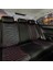 Aldysm Renault Fluence Lüx Full Deri Oto Koltuk Kılıfı Ön Arka Takım (Giydirme Tip) Siyah Kırmızı 3
