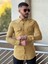 Slimfit Kesim Erkek Levi Model Cotton Cift Cepli Gömlek-Hardal 1