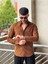 Slimfit Kesim Erkek Kadife Kumaş-Kahve 3