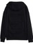 Erkek Relax Fit Rahat Kesim Pamuklu Tam Fermuarlı Kanguru Cepli sırt Çantalı Siyah Sweatshirt 4