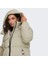 Esta Life Padded Kadın Bej Kapüşonlu Ceket 5