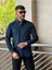 Slimfit Kesim Erkek Kadife Kumaş-Lacivert 3