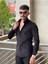 Slimfit Kesim Erkek Kadife Kumaş-Siyah 1