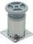 Metal Ayarlanabilir 4 Adet Mobilya Ayağı Metal Tablalı 6cm 3