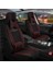 Aldysm Volkswagen cc Lüx Deri Oto Koltuk Kılıfı Ön Arka Takım (Elit) Siyah Kırmızı 3