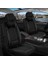 Aldysm Renault Fluence Lüx Deri Oto Koltuk Kılıfı Ön Arka Takım (Royal) Tam Siyah 3