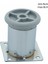 Metal Ayarlanabilir 3 Adet Mobilya Ayağı Metal Tablalı 6cm 5