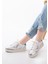 Zrin-01 Premium Beyaz Garni Bağcıklı Kadın Sneaker 2