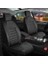 Aldysm Skoda Rapid Uyumlu Lüks Deri Oto Koltuk Kılıfı Ön Arka Takım Set Giydirme Model Siyah 3