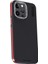 Joko Iphone 15 Kılıf Aramid 600D Kevlar Karbon Fiber Kapak - Kırmızı 1