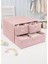Mayaglory Anne Bebek 3'lü Çekmece Düzenleyici, Bebek Odası Düzenleyici, Pembe Renk 1