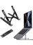 Robeve Taşınabilir Laptop Stant Bilgisayar Stant Notebook Stant Tüm Laptoplarla Uyumlu Siyah Bilgis 1
