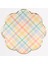 Meri Meri - Spring Plaid Dinner Plates - Bahar Yeri Tabaklar - L - 8'li 1