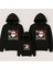Yeni Yıl Noel Yılbaşı Christmas Baskılı Anne Baba Çocuk Kombin Kapşonlu Sweatshirt 1