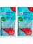 Tepe Interdental Brush Arayüz Fırçası Kırmızı 0.5 mm 8 Li x 2 Adet 1