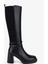 Kadın Hakiki Deri Siyah Topuklu Çizme 51 9040 Bn Czm SK25-26 Sıyah Dr 1
