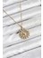 316L Çelik Zincir Gold Renk Güneş Model Kadın Kolye - TJ-BKO10605 1
