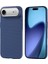 iPhone Uyumlu 17 Air Kılıf M-Safe Şarj Özellikli Karbon Fiber Görünümlü Zore Nekst Kapak-Lacivert 1
