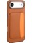 iPhone Uyumlu 17 Air Kılıf Kartlıklı Zore X-Kart Silikon Kapak-Kahverengi 1