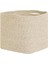Ocean Textile Bej Kırçıllı Pamuklu Sepet 30 x 30 x 30 cm 1