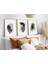 Huhuli Ahşap Çerçeveli Minimalist 3’lü Tablo 50 x 70 HU41HU41Lİ0208E 1