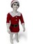 Kız Çocuk Noel Anne Kostümü 3