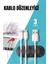 Hsnet Yapışkanlı Kablo Düzenleyici Klips 3 Adet - MK001R-4LV2A8 1