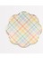 Meri Meri - Small Spring Plaid Plates - Bahar Yeri Tabaklar - S - 8'li 1