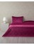 English Diamant Kadife Tek Kişilik Yatak Örtüsü Fuşya 1