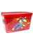 Tuffex Superman Lisanslı 24 Litre Hazneli Kapaklı Oyuncak Kutusu ve Organizatör 1