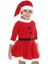 Kız Çocuk Kırmızı Kemerli Noel Yılbaşı Kostümü 1