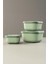 Kare 3 Parça Vakumlu Sızdırmaz Hava Almaz Saklama Kabı Seti Yeşil (1800/1100/600 Ml) 3