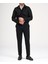 Italyan Stil Slim Fit Cep Detaylı Gömlek Pantolon Takım Elbise Siyah T11966 1