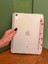 iPad 11 A16 2025 10. Nesil 10.9 Kılıf Pembe Çiçek Kelebek ve Fiyonk Desenli Kalem Bölmeli Şeffaf Arka Akıllı Kapak 5