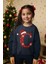 C Harfli Yilbasi Temali Unisex Sweatshirt Cocuk 1