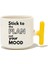 Stick To Plan Not Your Mood Latte Fincanı- Hediye Seramik Kupa 1