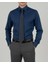 Drytech Slim Fit Su Itici Leke Tutmaz Erkek Gömlek Indigo T14350 1