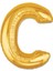 C Harfi Gold Folyo Balon 1