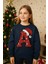 A Harfli Unisex Yilbasi Temali Sweatshirt Cocuk 1