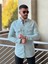 Slimfit Kesim Erkek Levi Model Cotton Cift Cepli Gömlek-Buz Mavisi 1